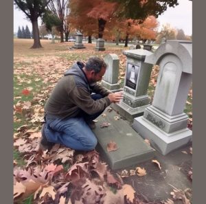 Man Visits Mom's Grave, Sees a Tombstone with His Name and Photo of a Child Nearby — Story of the Day