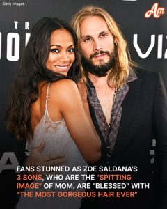 Zoe Saldaña, 46, Steps Out with Husband Marco Perego, 45, and Their 3 Sons Who Have "The Most Gorgeous Hair Ever" - Photos