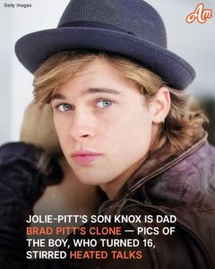 Jolie-Pitt's Son Knox, 16, Who Sold Dog Treats, Looks Like Brad Pitt's Clone — His Transformation Caused Hot Buzz