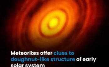 Meteorites offer clues to doughnut-like structure of early solar system