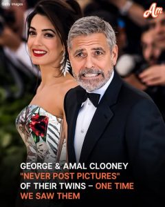 George and Amal Clooney 'Never Post Pictures' of Their 7-Year-Old Twins – One Time We Saw Them