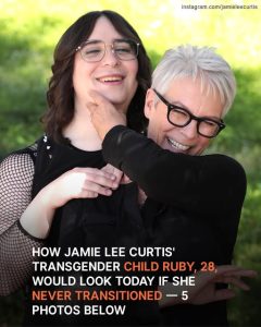 How Jamie Lee Curtis’ Child, Ruby, Would Look Today If She Had Never Undergone Gender Transitioning: 5 Pics via AI