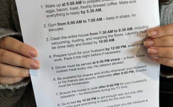 My Husband Created a New Schedule for Me to 'Become a Better Wife' — I Taught Him a Good Lesson in Response