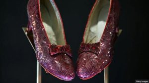 Dorothy's ruby slippers sell for $28m at auction