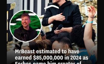 MrBeast estimated to have earned $85,000,000 in 2024 as Forbes name him creator of the year