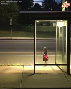 I Saw a Lonely Little Girl with a Red Bag at the Bus Stop Every Evening — One Morning, I Found Her Bag on My Doorstep