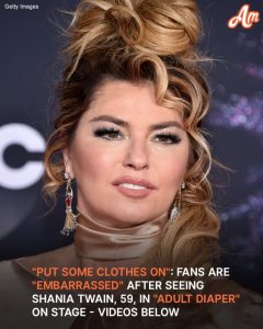 Fans React to Shania Twain, 59, Wearing a 'Diaper' During Her Recent Performance - Photos