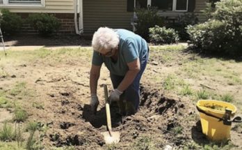 I Saw My Neighbor Faint While Digging in Her Yard — I Gasped as I Looked into the Hole She Dug