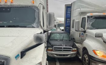 Drivers skid, crash as winter storm grips central US