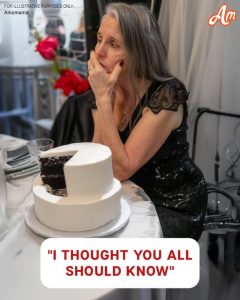 We Cut the Cake at Our Gender-Reveal Party, and It Turned Out Black – My MIL, Dressed in Black, Stood Aside and Cried