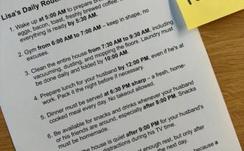 My Husband Created a New Schedule for Me to ‘Become a Better Wife’ — I Taught Him a Good Lesson in Response