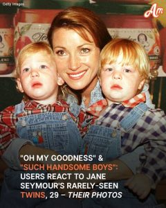 'So Handsome,' User Reacts to Jane Seymour's 29-Year-Old Twin Sons – Their Transformation in Photos