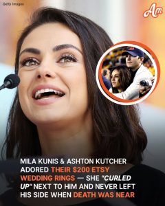 Mila Kunis Bought Wedding Ring on Etsy & Stayed with Ashton Kutcher amid 'Life-Threatening' Disease