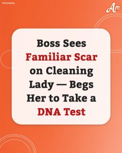 Boss Sees Scar on His Cleaning Lady and Tearfully Throws Himself into Her Arms – Story of the Day