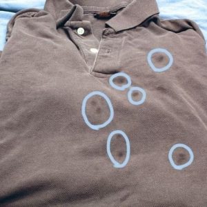 Remove set-in grease stains from laundry