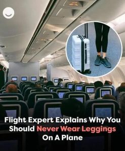 Flight Expert Explains Why You Should Never Wear Leggings On A Plane