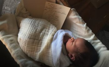 Husband Returns from Business Trip and Sees Newborn Baby on Table with Two Notes beside — Story of the Day