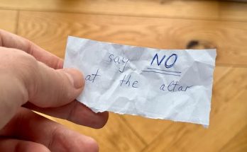 My Bride Handed Me a Note Asking Me to 'Say No at the Altar' — It Sounded Crazy, but I Trusted Her Plan