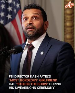 Kash Patel's Girlfriend Has 'Stolen the Show' During His Swearing-In Ceremony as FBI Director – Photos