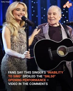 Sabrina Carpenter and Paul Simon Kicked Off 'SNL50: The Anniversary Special,' Sparking a Stir