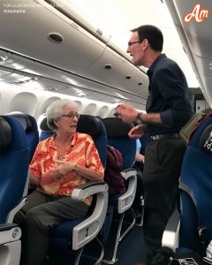 Business Class Passengers Mock Poor Old Lady, at the End of the Flight Pilot Addresses Her – Story of the Day