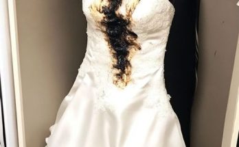 I found out my wedding dress was ruined by the iron – I was speechless when I found out who did it and I taught him a lesson