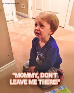 Little Boy Cries & B.e.g.s Mom Not to Take Him to Daycare…